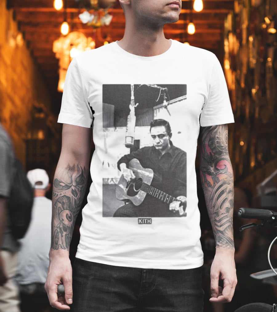 Kith Records Johnny Cash Folsom Prison Retro Music T-Shirt