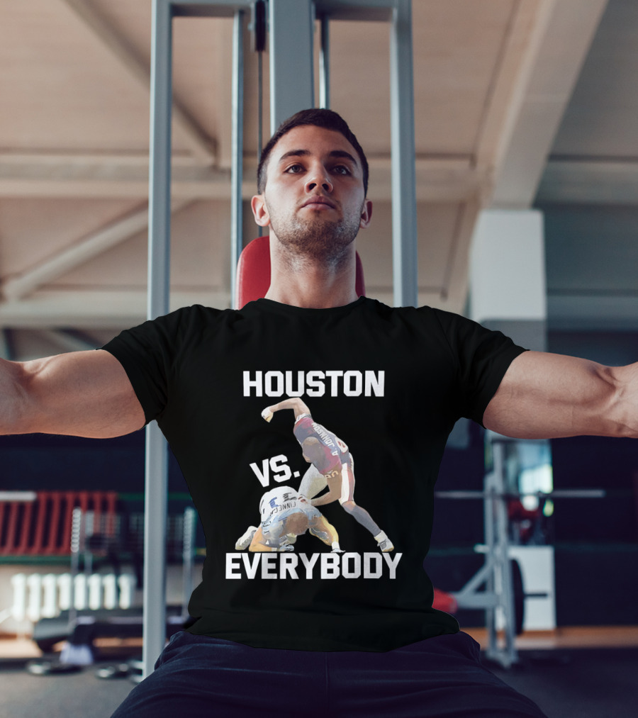 Houston Andre Johnson Vs Cortland Finnegan Everybody Texans Football Rivalry T-Shirt