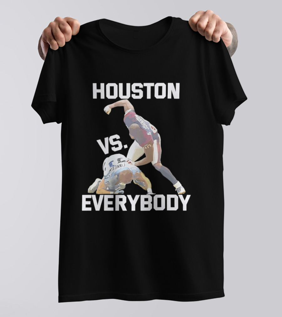 Houston Andre Johnson Vs Cortland Finnegan Everybody Texans Football Rivalry T-Shirt