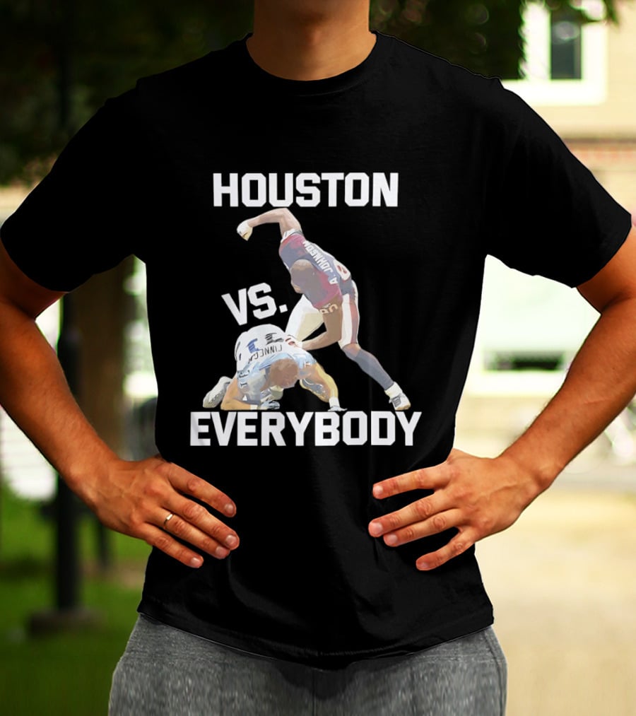 Houston Andre Johnson Vs Cortland Finnegan Everybody Texans Football Rivalry T-Shirt