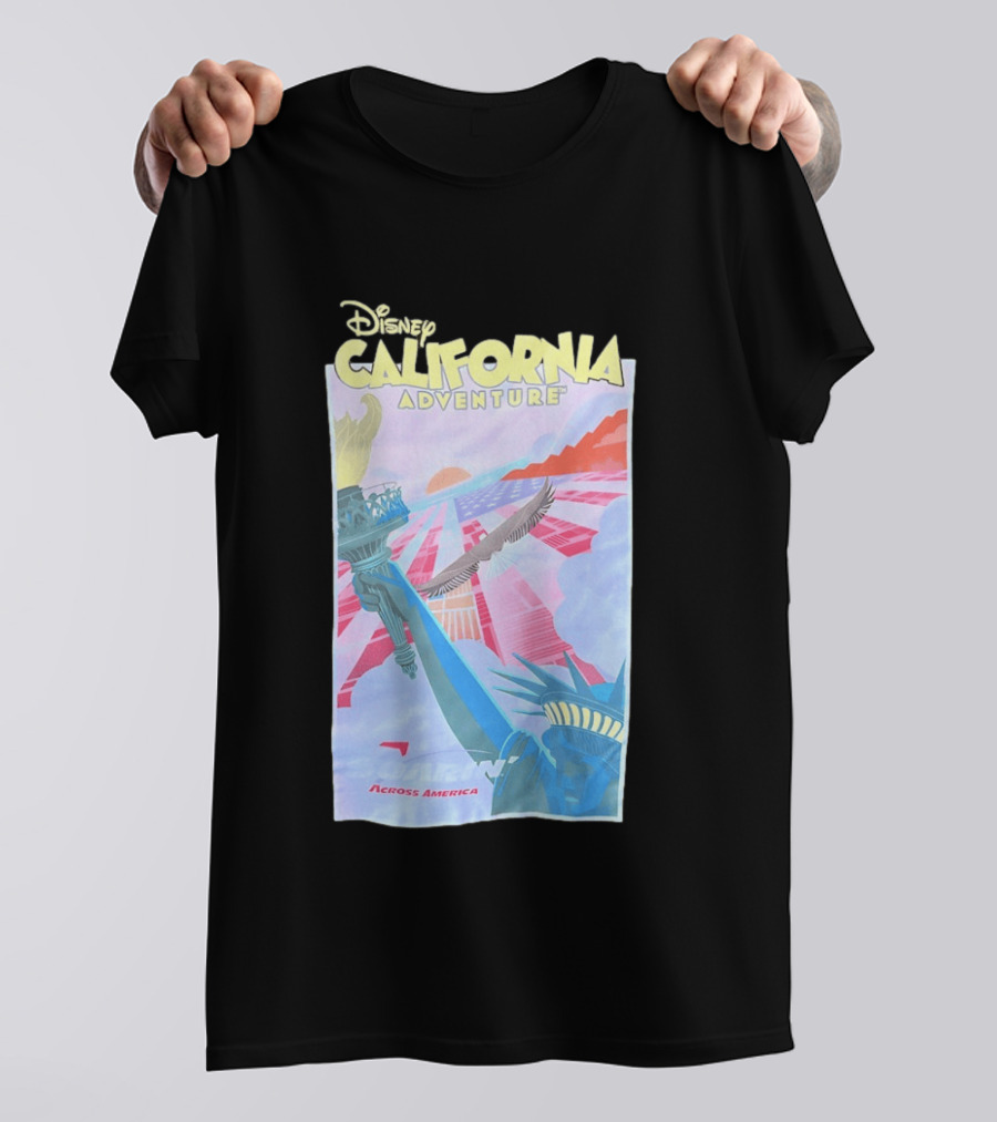 Disney California Adventure Park Soarin' Across America Liberty Eagle T-Shirt