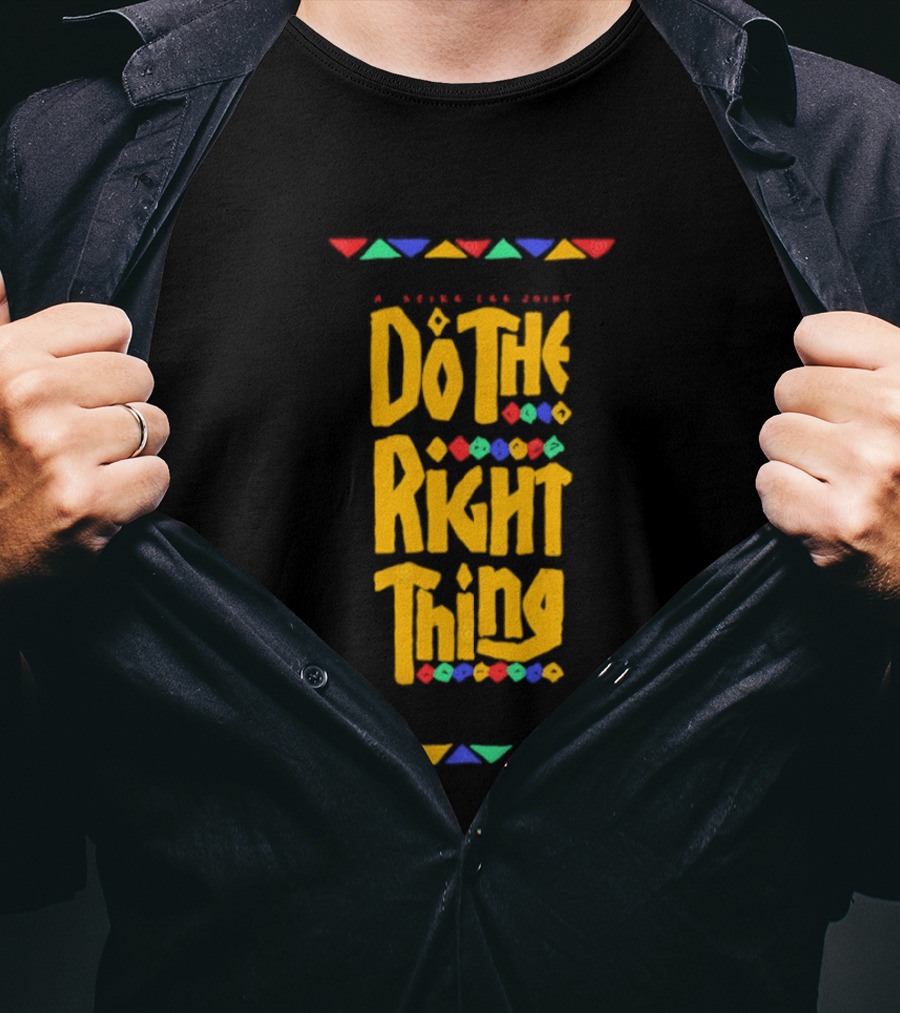 Do The Right Thing A Spike Lee Joint Movie Aesthetic Minimalist T-Shirt