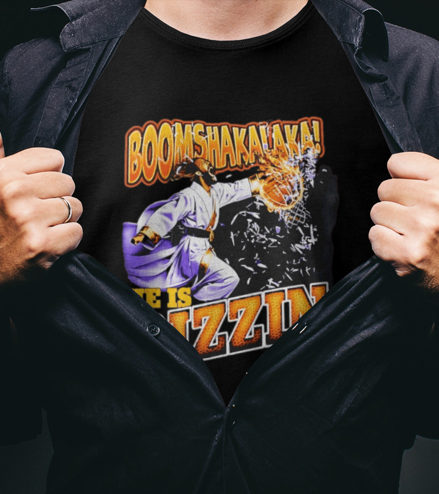 Boomshakalaka He Is Rizzin Jesus Easter Basketball Dunk T-Shirt