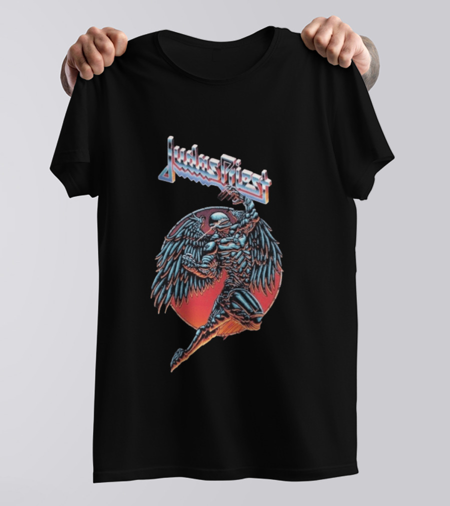 Judas Priest Redeemer Angel Wings Iconic Band T-Shirt