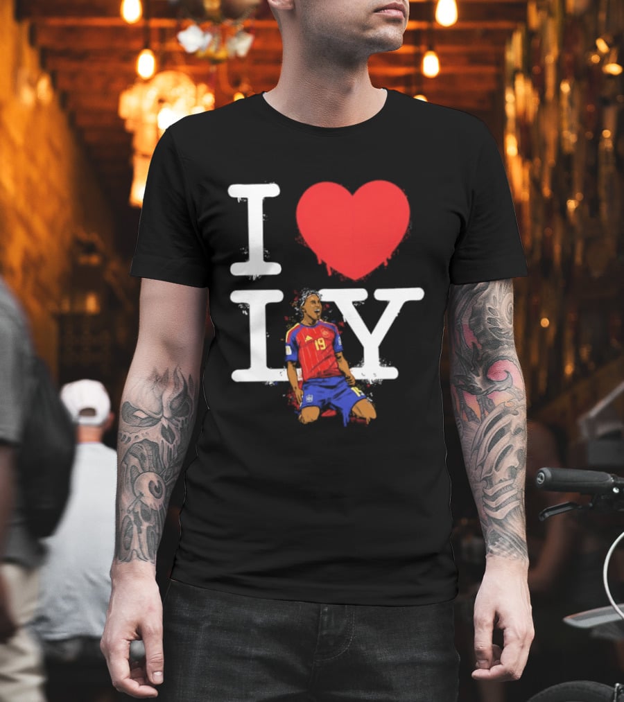 I Love Lamine Yamal Spain National Football Team 19 T-Shirt