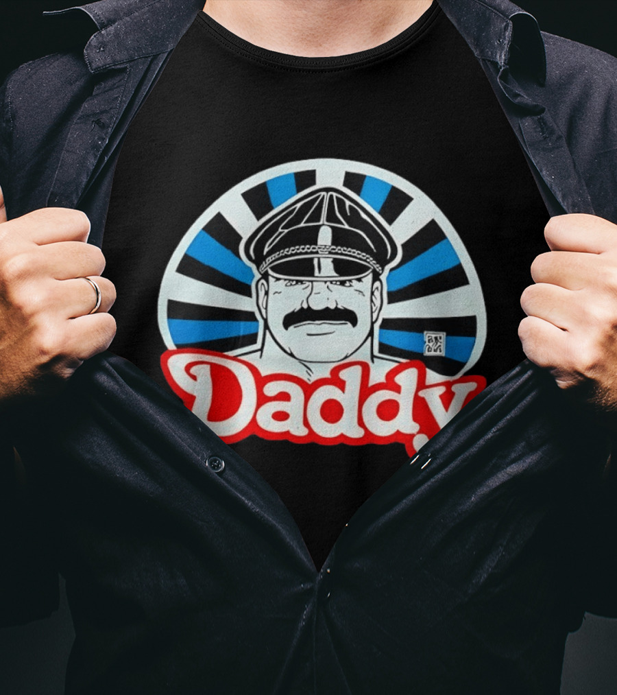 Daddy Leather Cap T-Shirt