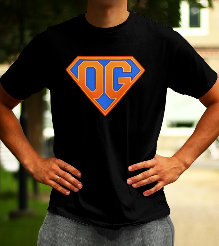 OG Anunoby Superhero Logo New York Knicks T-Shirt