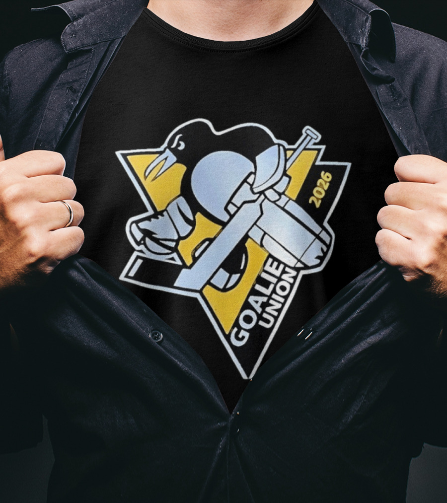Pittsburgh Penguins Goalie Union 2026 Ice Hockey T-Shirt