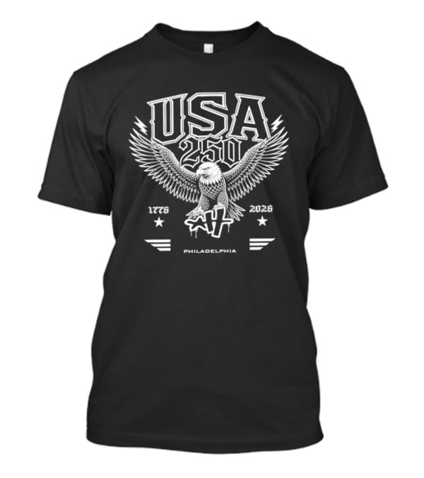 USA 250 Eagle 1776 2026 Philadelphia T-Shirt