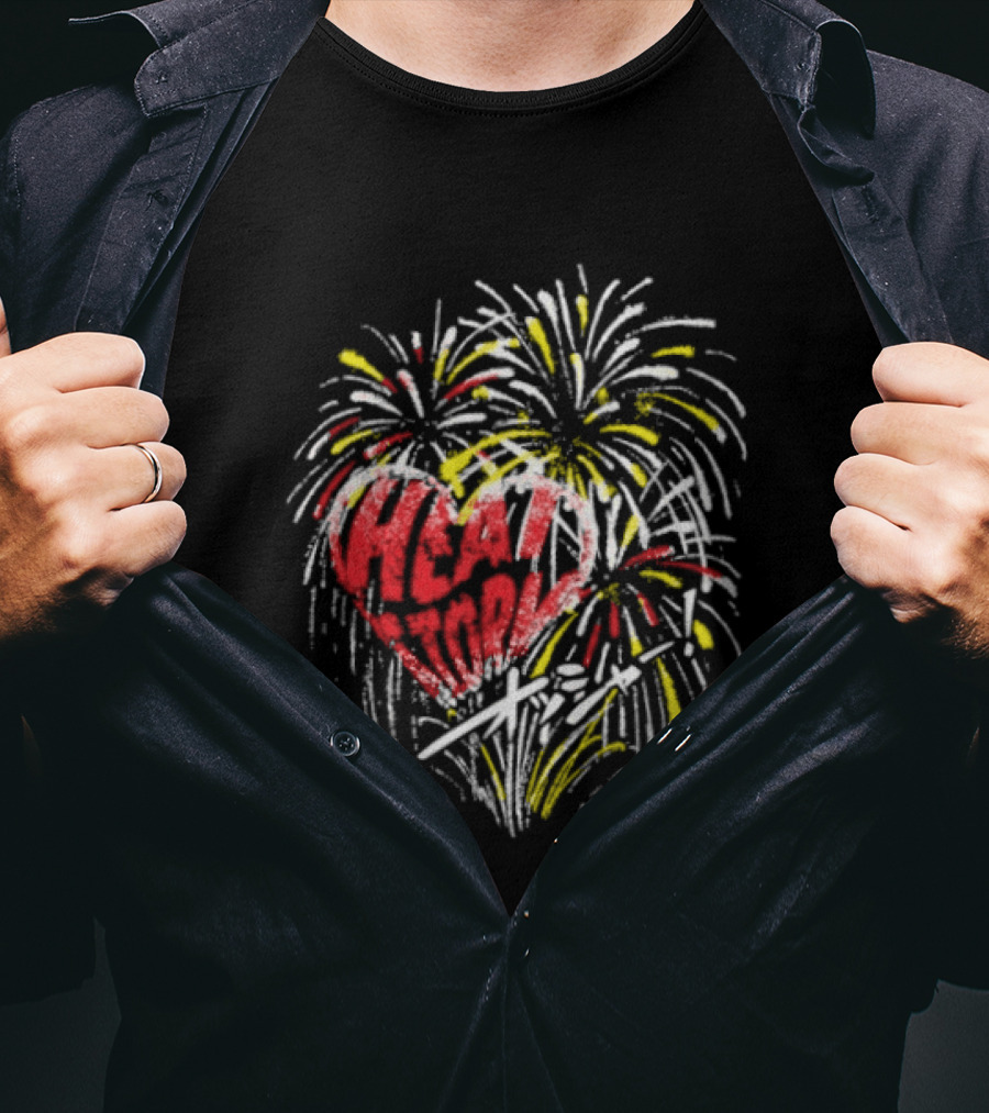 Yuya Uemura Heart Fireworks Pro Wrestling T-Shirt