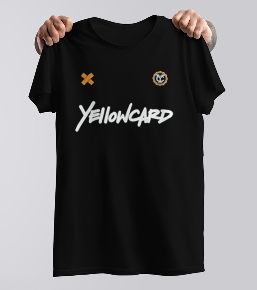 Yellowcard Better Days 26 White Text Band Name X O T-Shirt