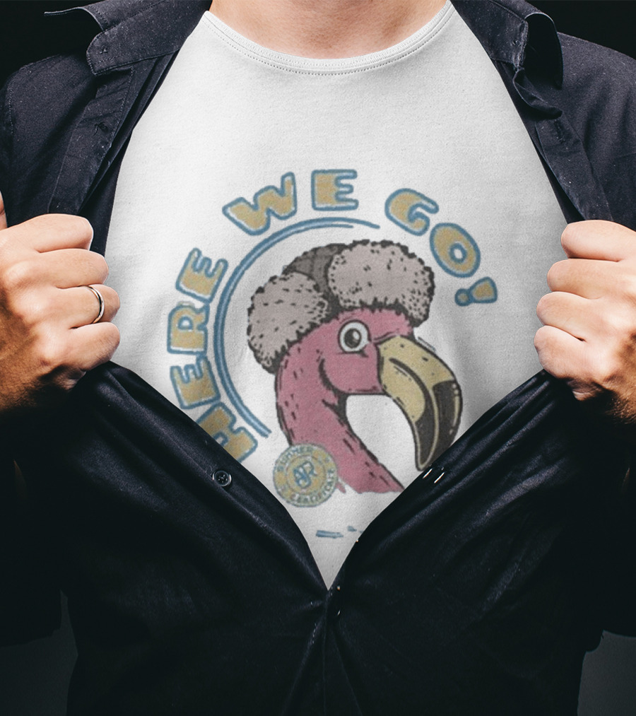 Here We Go Flamingo AJR Brothers Pink Bird Winter Hat T-Shirt