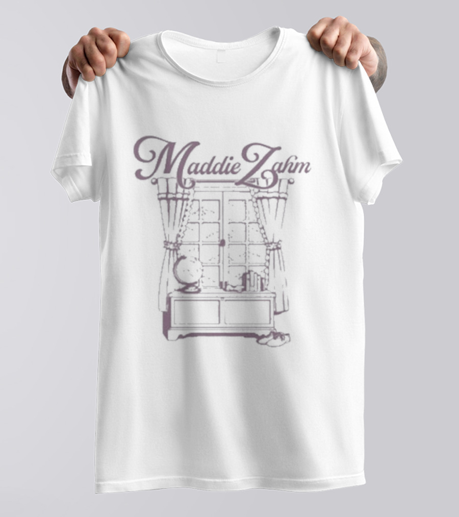 Maddie Zahm Window Cats Curtains T-Shirt