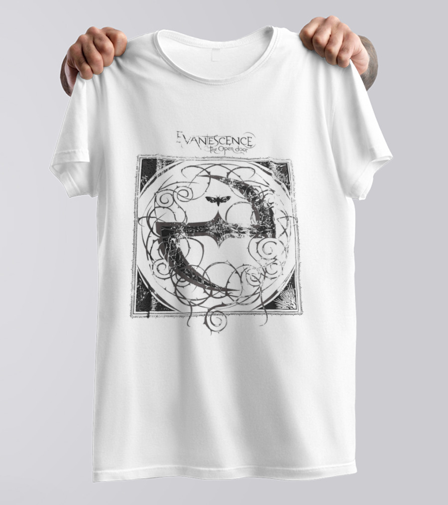 Evanescence The Open Door Moth Symbol Gothic T-Shirt
