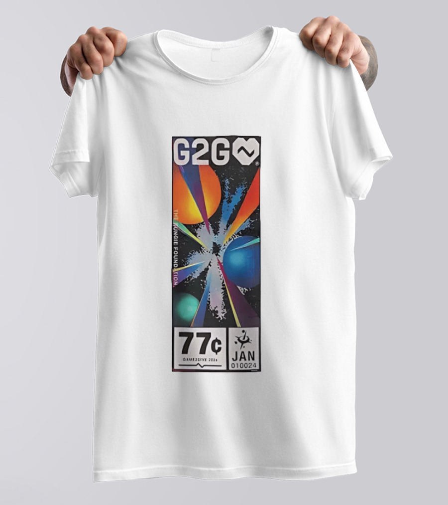 G2G The Bungie Foundation Cosmic Planets Game2Give 2024 Jan 77c 010024 T-Shirt