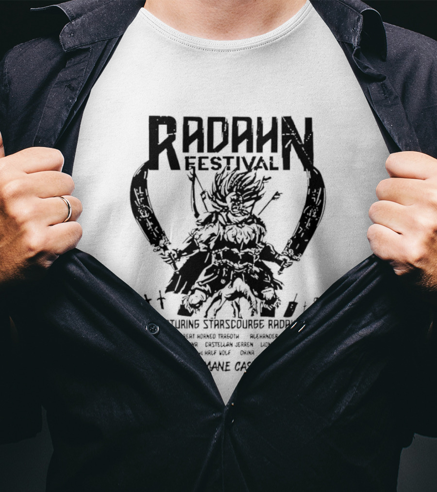 Radahn Festival Starscourge Elden Ring Redmane Castle The Tarnished Blaidd T-Shirt