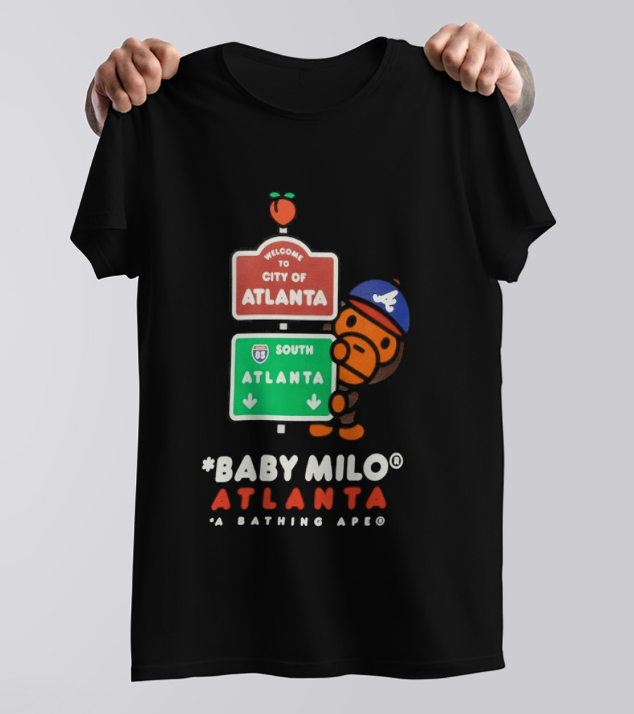 Welcome To City Of Atlanta Baby Milo A Bathing Ape South Atlanta 85 T-Shirt