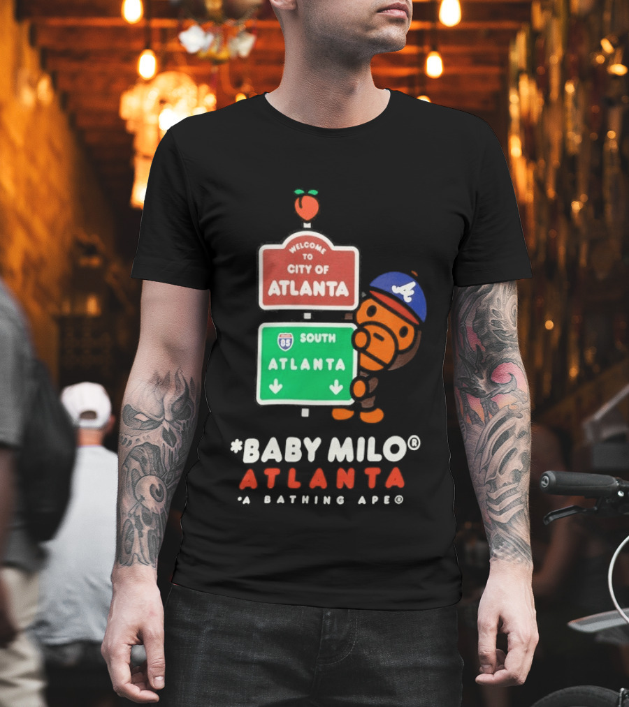 Welcome To City Of Atlanta Baby Milo A Bathing Ape South Atlanta 85 T-Shirt