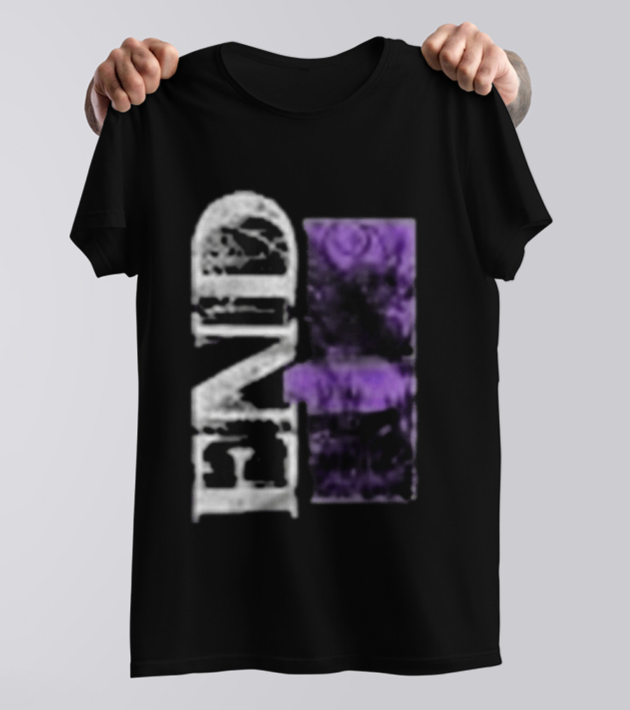 Closed Casket Activities End Victim Purple Black T-Shirt