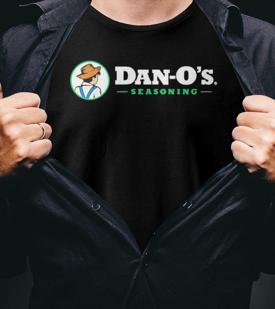 Dan O's Seasoning Farmer Boy Hat Icon Vintage Style Cooking Essentials T-Shirt