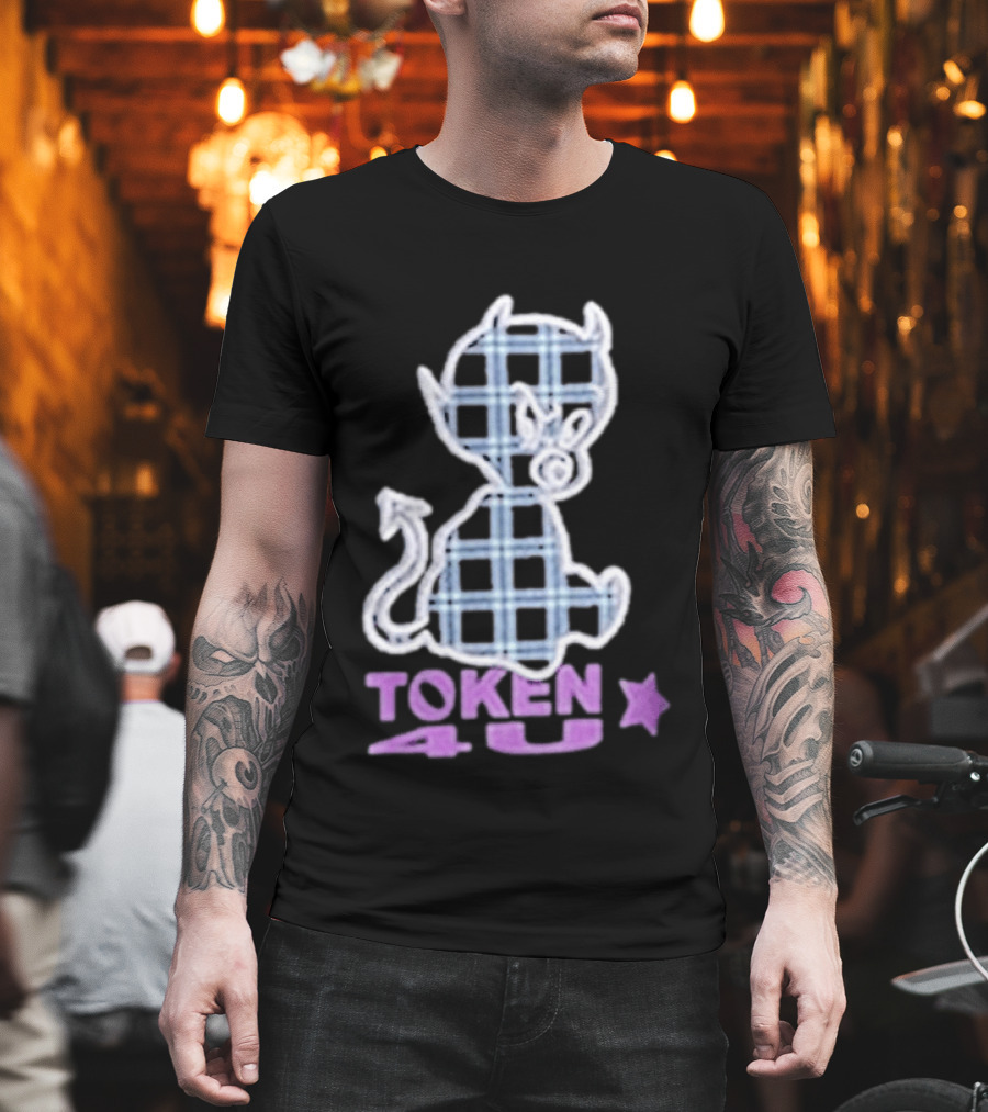 Token NYC Plaid Baby Devil Star T-Shirt