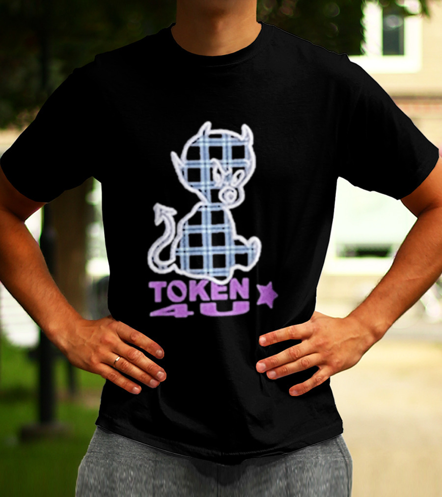 Token NYC Plaid Baby Devil Star T-Shirt