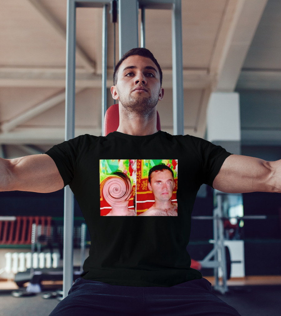 Swirly Kirk Christopher Paul Neil Optical Illusion Face T-Shirt