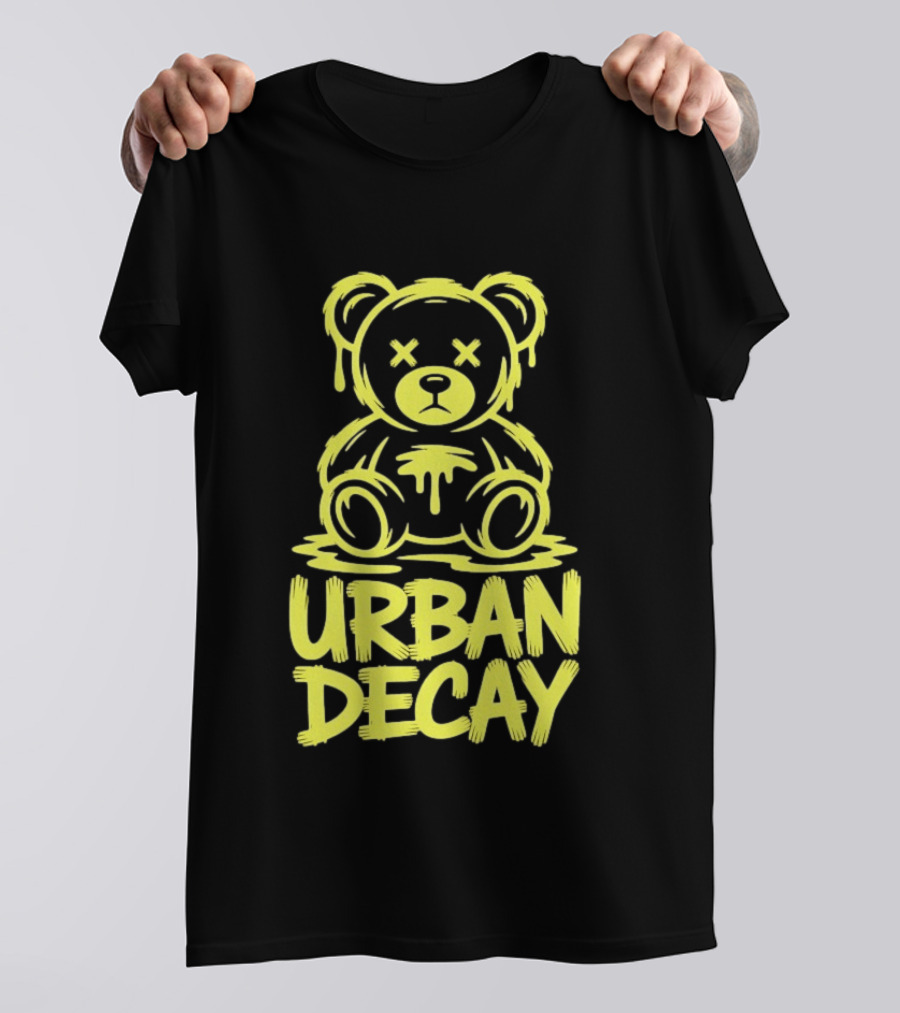 Teddy Bear Urban Decay Dripping Graffiti T-Shirt