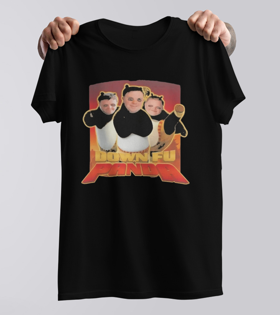 Down Fu Panda Movie Parody Humor Costume T-Shirt