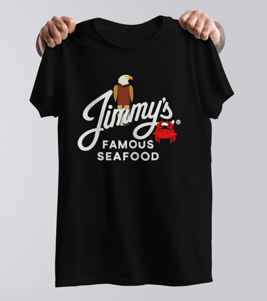 Jimmy's Famous Seafood Eagle And Crab T-Shirt