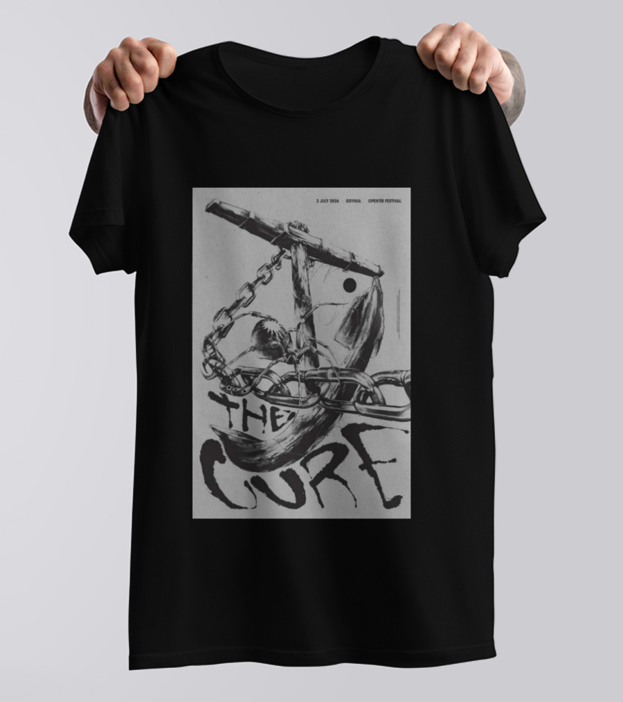 The Cure 3 July 2026 Gdynia Opener Festival Chains T-Shirt