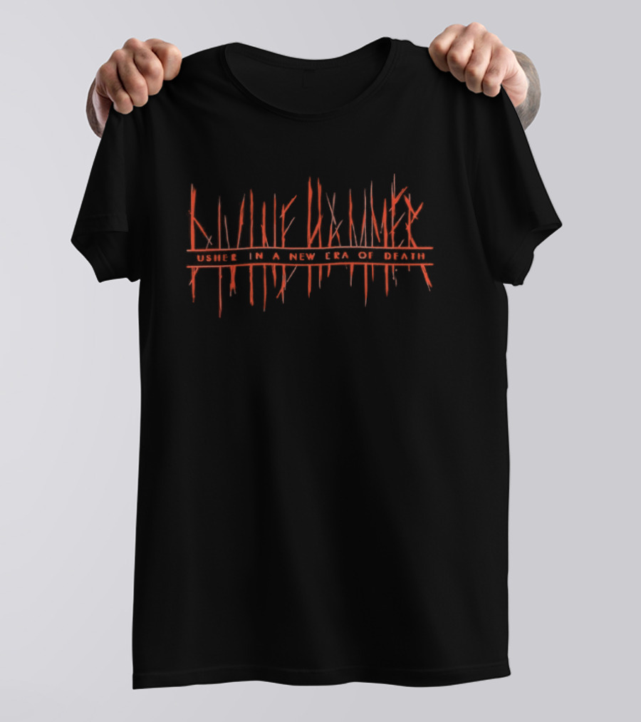 Kataklysm Usher In A New Era Of Death Scratchy Font T-Shirt