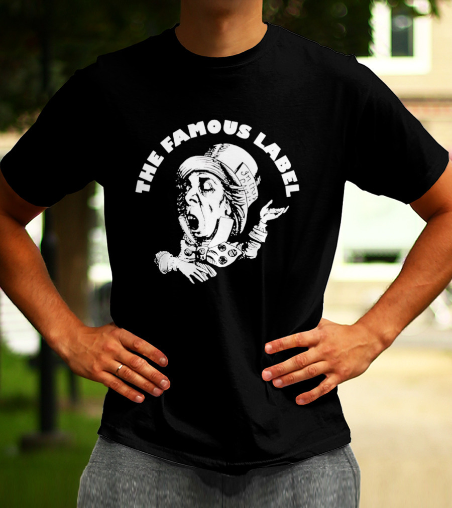 The Famous Label Mad Hatter Screaming T-Shirt