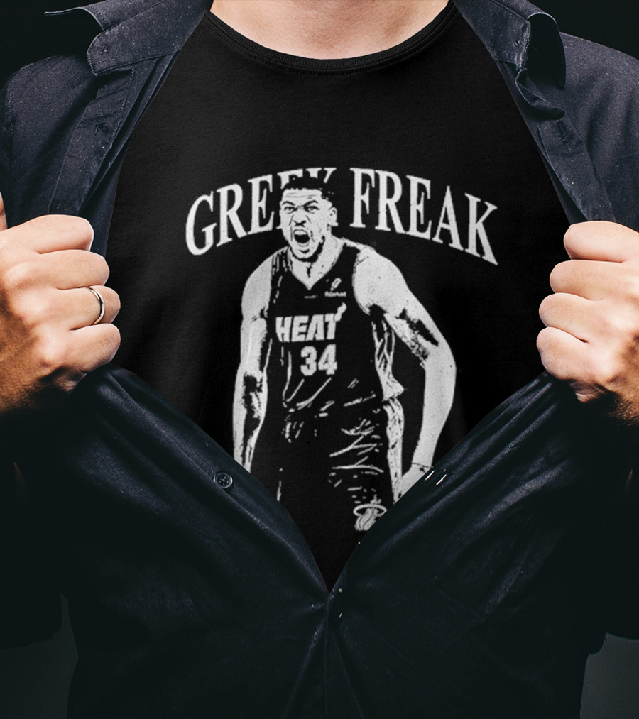 Greek Freak Giannis Antetokounmpo Heat 34 T-Shirt