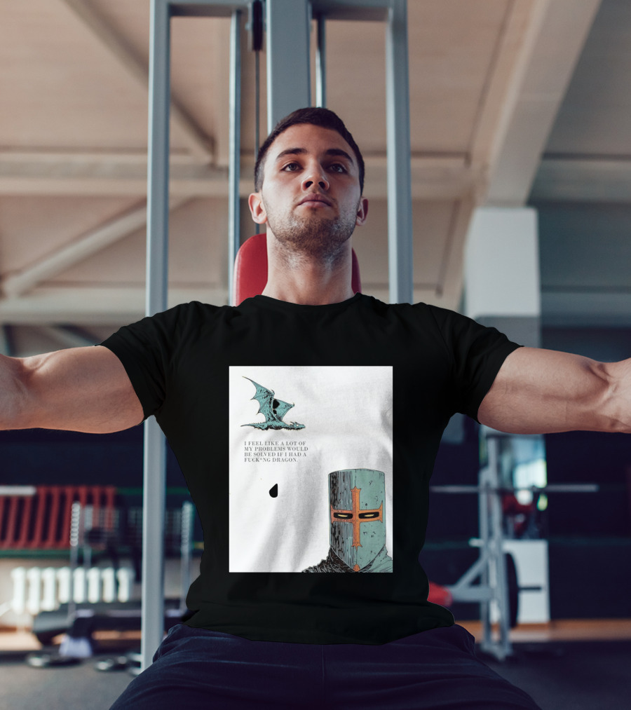 Knight Crusader I Feel Like A Lot Of My Problems Would Be Solved If I Had A Dragon T-Shirt