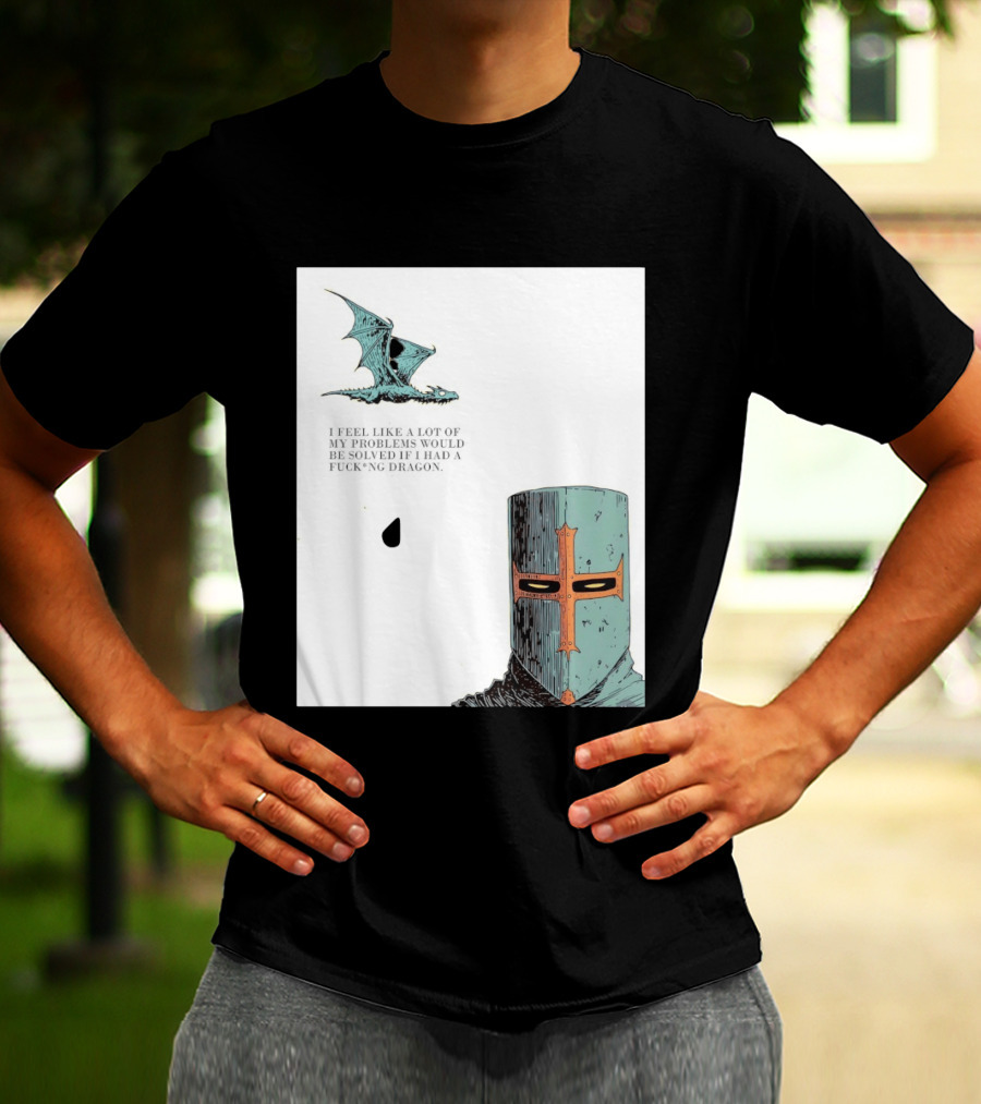 Knight Crusader I Feel Like A Lot Of My Problems Would Be Solved If I Had A Dragon T-Shirt