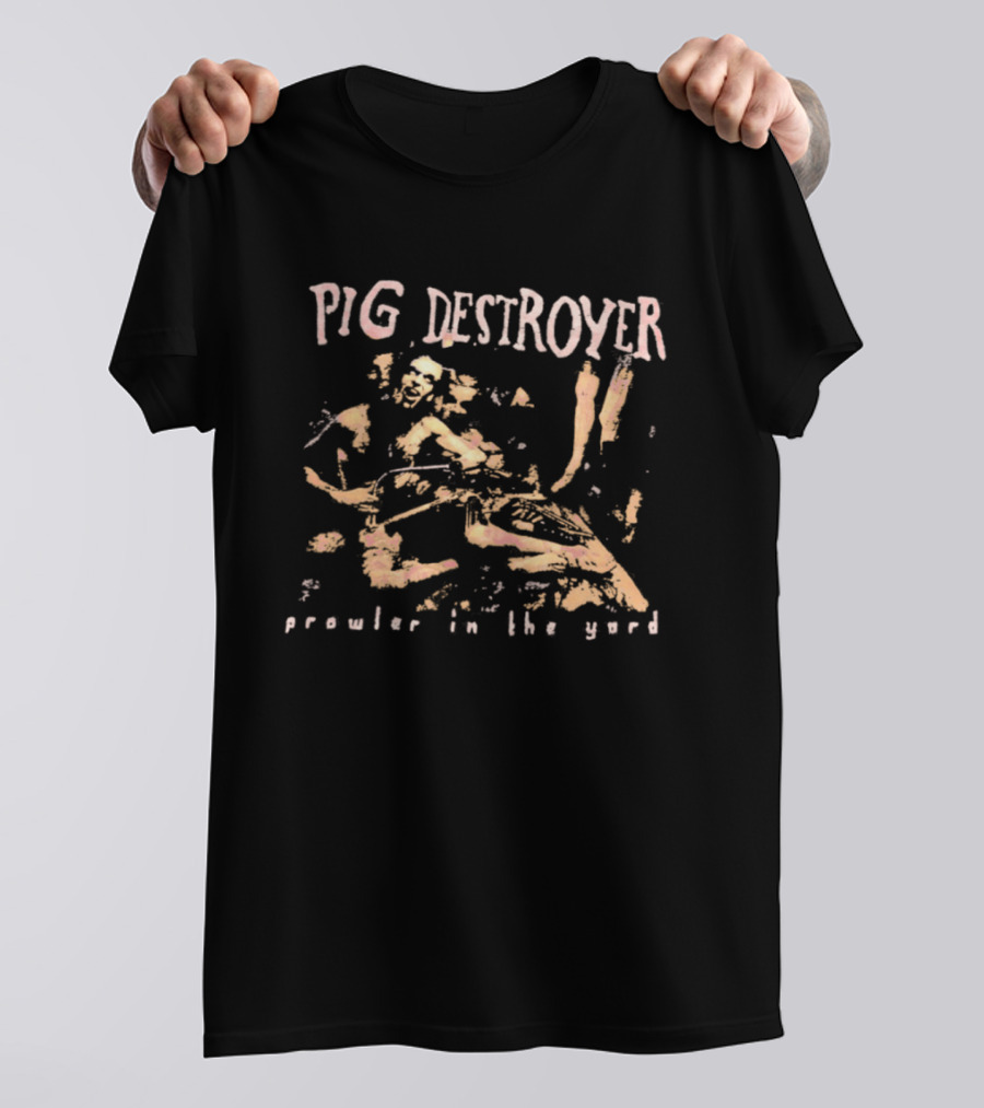 Pig Destroyer Prowler In The Yard Grindcore Band Album T-Shirt