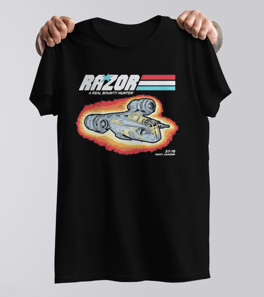 Razor A Real Bounty Hunter ST 70 Heavy Gunship T-Shirt