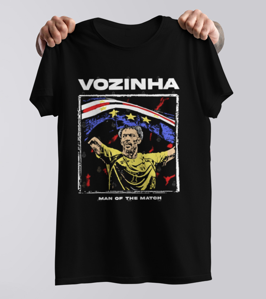 Vozinha Cape Verde National Football Team Man Of The Match T-Shirt