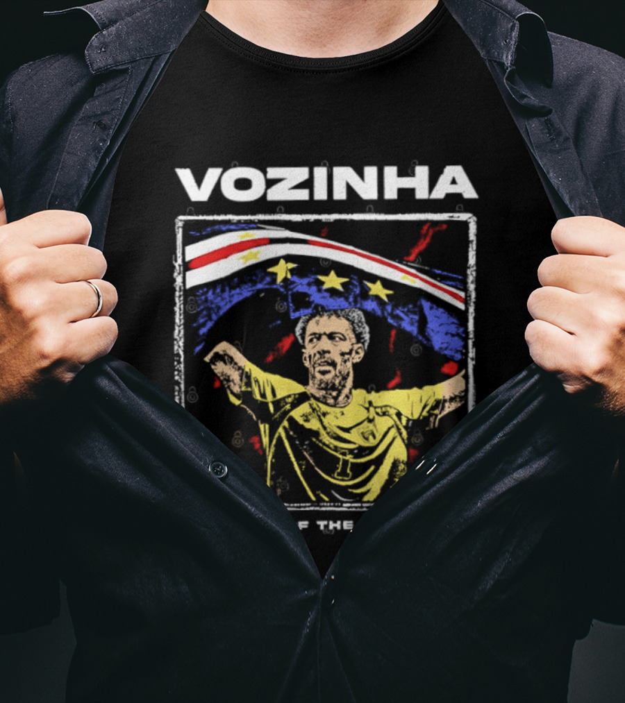 Vozinha Cape Verde National Football Team Man Of The Match T-Shirt