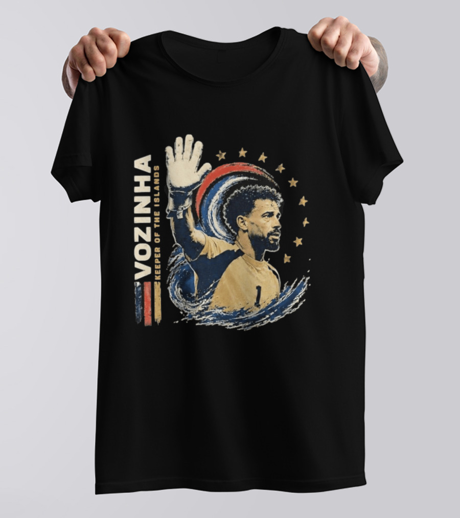 Vozinha Keeper Of The Islands Cape Verde National Football Team Stars T-Shirt