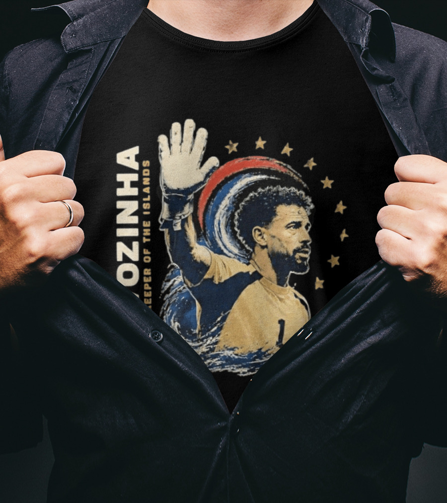 Vozinha Keeper Of The Islands Cape Verde National Football Team Stars T-Shirt