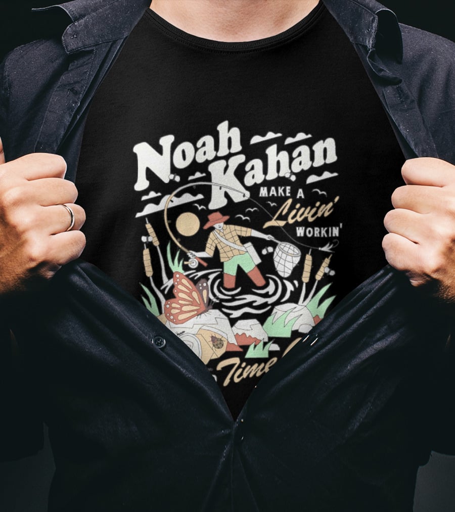 Noah Kahan Make A Livin' Workin' Hope The Paid Time Off T-Shirt