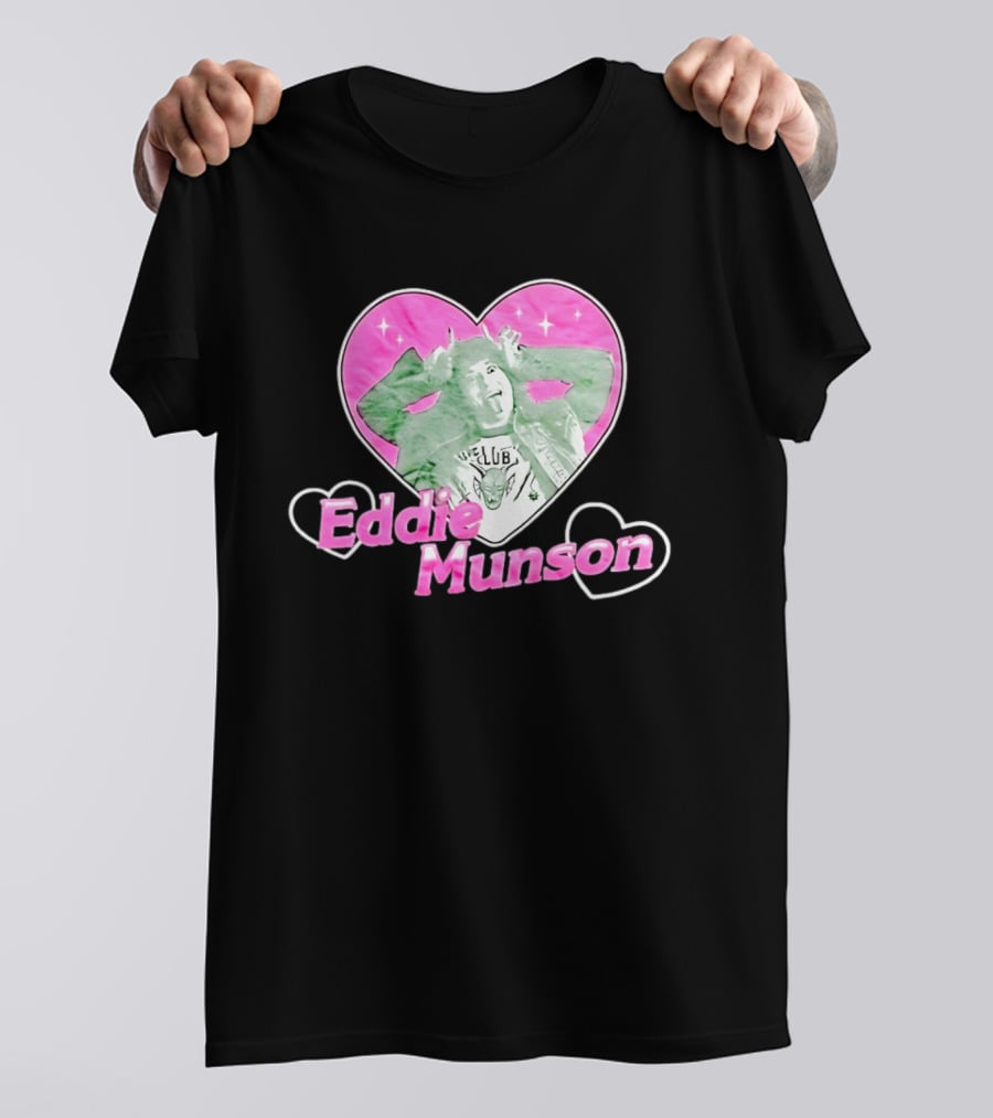 Eddie Munson Hellfire Club Heart Frame Stranger Things T-Shirt