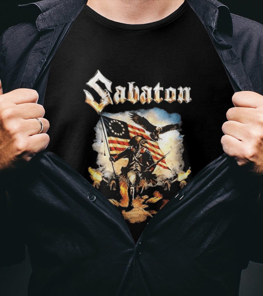 Sabaton Liberty Of Death USA 4th Of July 2026 Independence Freedom T-Shirt