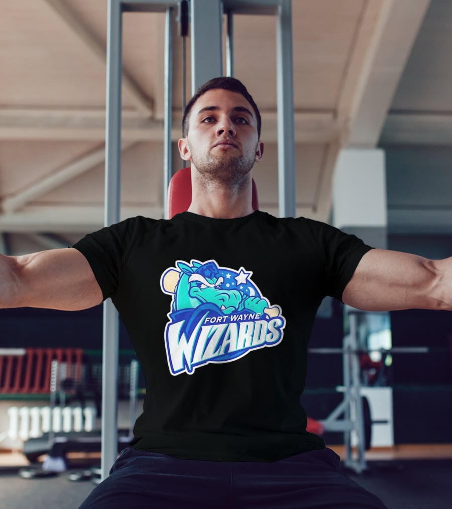 Fort Wayne Wizards Crocodile Logo Minor League Baseball Team T-Shirt