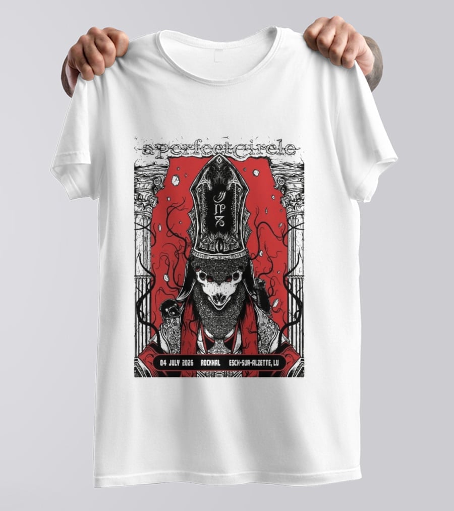 A Perfect Circle Esch Sur Alzette Rockhal 4 July 2025 Event T-Shirt