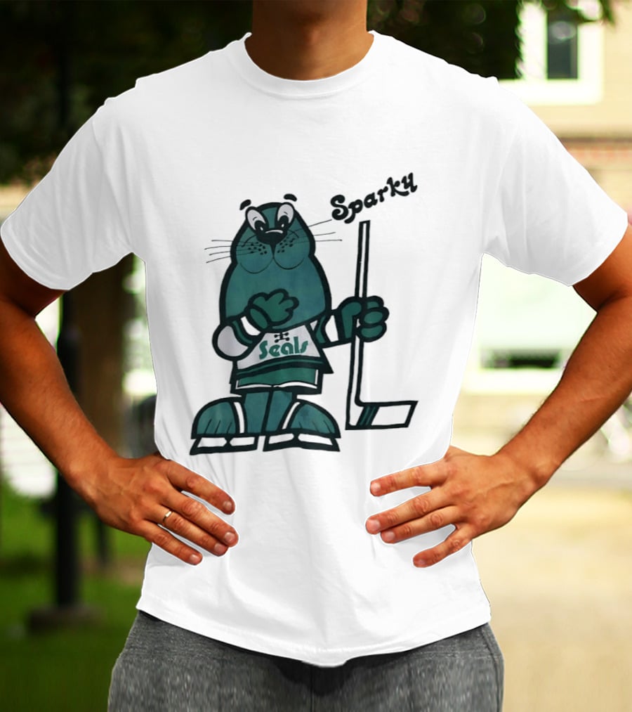 Sparky Seals Hockey Team California Golden Seals T-Shirt