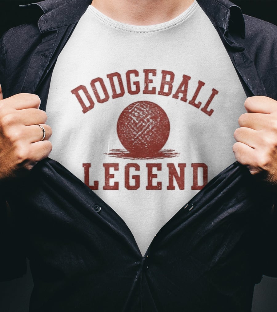 Dodgeball Legend Retro Athletic Style Championship T-Shirt