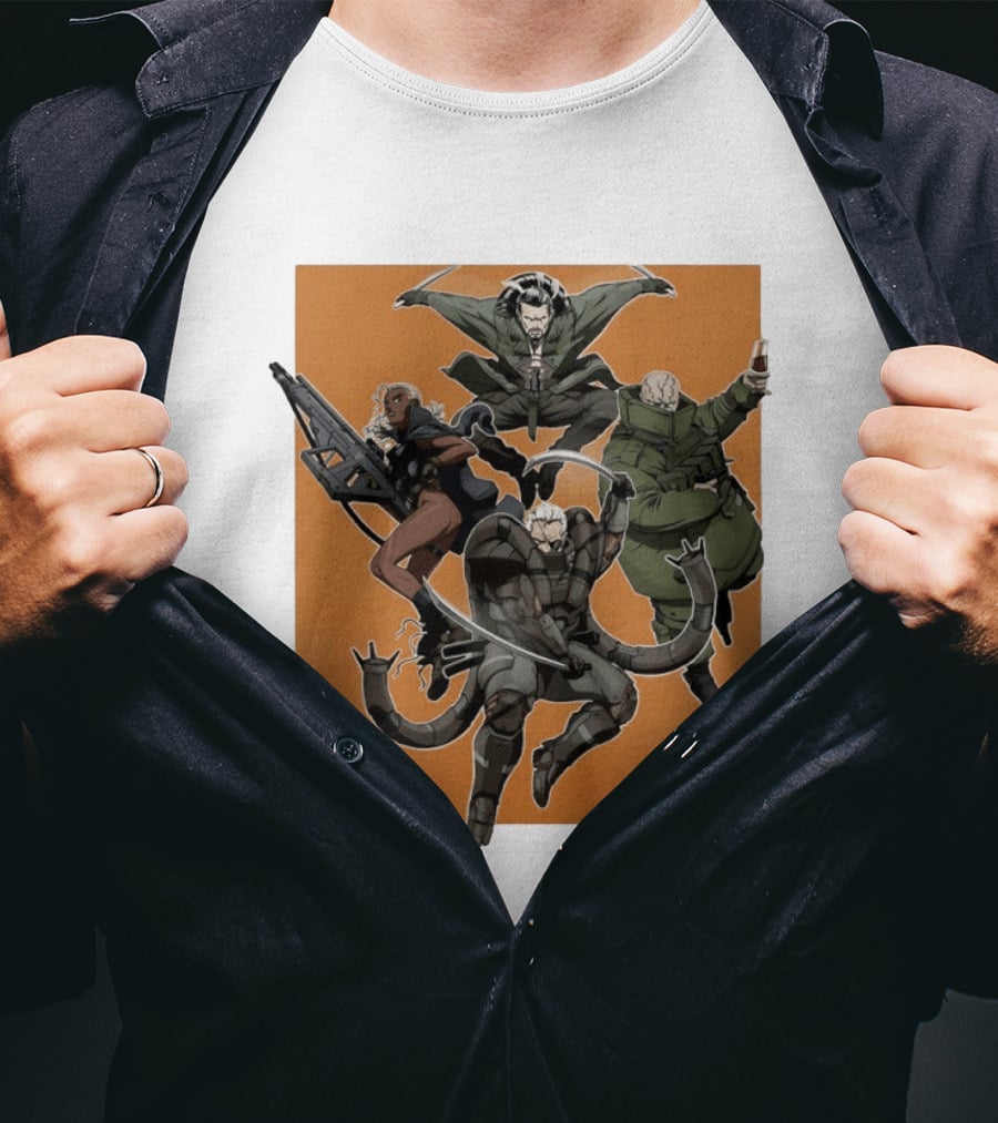 Metal Solid Hideo Kojima Characters T-Shirt